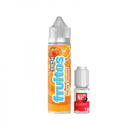 Peche & Orange Fruitos Fresh 50ml + Booster Nic Up 10ml 18mg