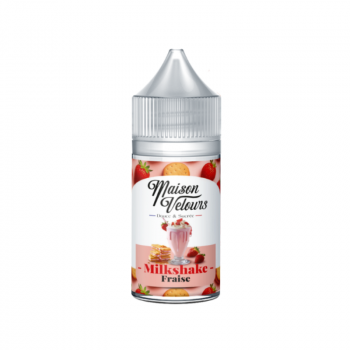 Milkshake Fraise Concentre Maison Velours 30ml