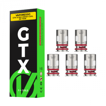 Pack de 5 résistances GTX V2 0,6 ohm PM80 Vaporesso