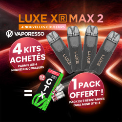Offer Luxe XR Max 2 Kit Grey Leather Vaporesso