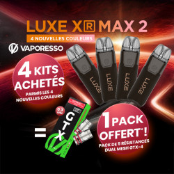 Offre Kit Luxe XR Max 2 Mocha Leather Vaporesso