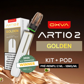 Kit Artio 2 + Pod 2ml 18mg Golden Pearly White Oxva