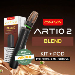 Kit Artio 2 + Pod 2ml 18mg Blend Black Leather Oxva