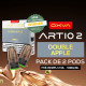 Pack de 2 Cartouches Artio 2 Double Apple 2ml 18mg OXVA