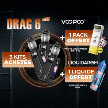 Offer Drag 6 Kit Black Voopoo