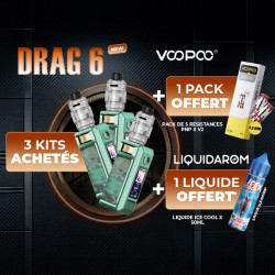 Offer Drag 6 Kit Green Voopoo