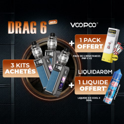 Offre Kit Drag 6 Metal Gray Voopoo