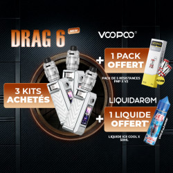 Offer Drag 6 Kit Silver Voopoo