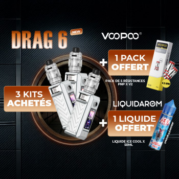 Offer Drag 6 Kit Silver Voopoo