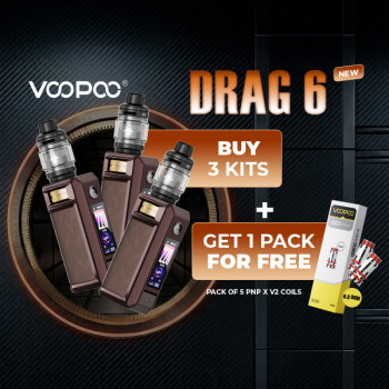 Offre Kit Drag 6 Brown Voopoo