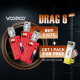 Offer Drag 6 Kit Red Voopoo