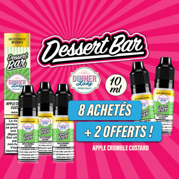 Offre 10mL Apple Crumble Custard Dessert Bar Dinner Lady