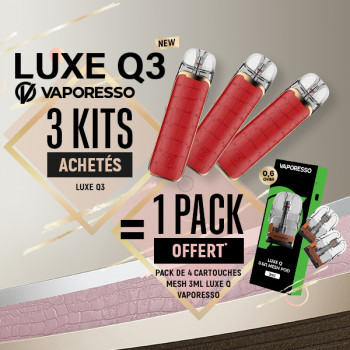 Offer Luxe Q3 Kit Birkin Red Vaporesso