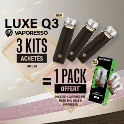Offer Luxe Q3 Kit Mocha Brown Vaporesso