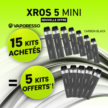 Offer Xros 5 Mini Kit Carbon Black Vaporesso