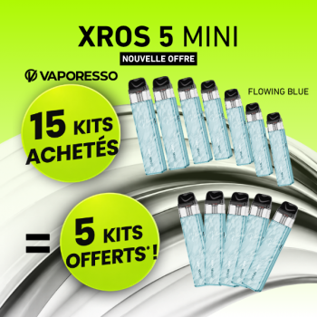 Offer Xros 5 Mini Kit Flowing Blue Vaporesso