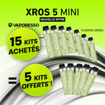 Offer Xros 5 Mini Kit Flowing Green Vaporesso