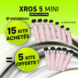 Offre Kit Xros 5 Mini Flowing Pink Vaporesso