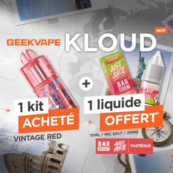 Offer Kit Kloud Vintage Red Geekvape x Just Juice
