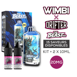 Kit The Beast 45K Glacial Warden 10ml (2x10ml) Wimbi X Drifter 20mg