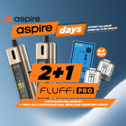 Offre Kit Fluffi Pro Champagne Gold Aspire
