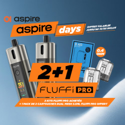 Offre Kit Fluffi Pro Khaki Green Aspire