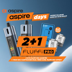 Offre Kit Fluffi Pro Navy Blue Aspire