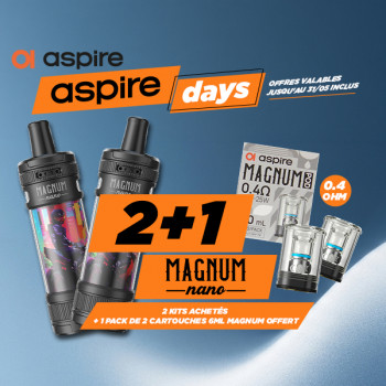 Offre Kit Magnum Nano Black & Akira Aspire