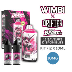 Kit The Beast 45K Mystic Unicorn 750mah 10ml (2x10ml) Wimbi X Drifter 10mg 