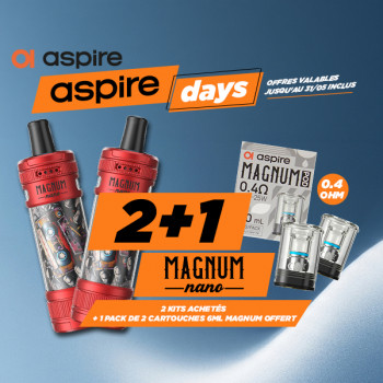 Offer Magnum Nano Kit Red & Old School Tape Aspire