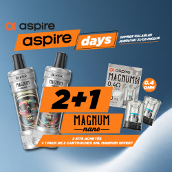 Offer Magnum Nano Kit Silver & Cloudy Skull Aspire