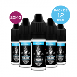Subzero Ultra Salts Halo 10mL 20mg (Pack de 12 Bouteilles)