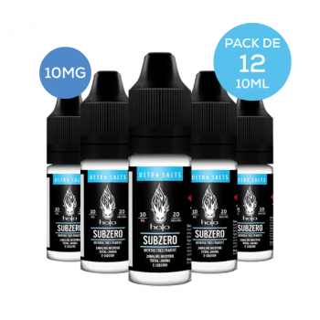 Subzero Ultra Salts Halo 10mL 10mg (Pack de 12 Bouteilles)