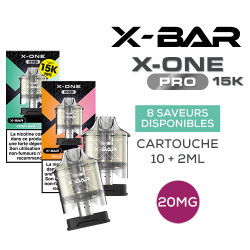 X-One Pro 15K Cartridge (10+2ml) 20mg X-Bar