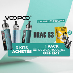 Offre Kit Drag S3 Nouvelles Couleurs Voopoo
