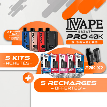 Offre Kit Pro 40K IVapeGreat