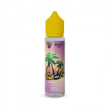 Framboise Cassis Baies Rouges Fruits And Sun Vape Institut & Biarritz Lab 50ml