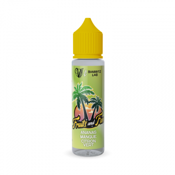 Ananas Mangue Citron Vert Fruits And Sun Vape Institut & Biarritz Lab 50ml