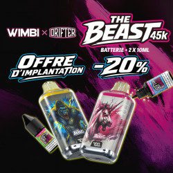 Offre d'Implantation 20mg The Beast 45K Wimbi x Drifter