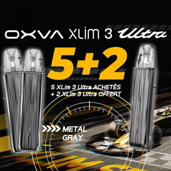 Offer Xlim 3 Ultra Kit Metal Gray OXVA