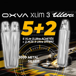 Offer Xlim 3 Ultra Kit Metal Silver OXVA