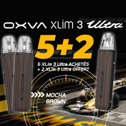 Offer Xlim 3 Pod Ultra Kit Mocha Brown OXVA