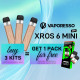 Offre Kit XROS 6 Mini Brown Vaporesso