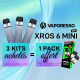 Offre Kit XROS 6 Mini Plume Blue Vaporesso