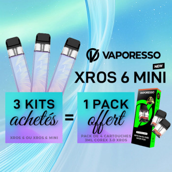 Offer XROS 6 Mini Kit Plume Pink Vaporesso