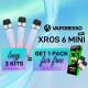 Offre Kit XROS 6 Mini Plume Pink Vaporesso