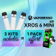 Offre Kit XROS 6 Mini Plume White Vaporesso