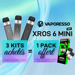 Offre Kit XROS 6 Mini Titanium Colours Vaporesso