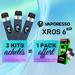 Offre Kit XROS 6 Aurora Blue Vaporesso