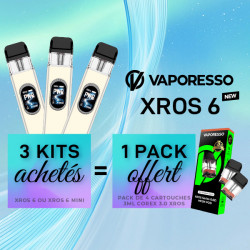 Offre Kit XROS 6 Pearl White Vaporesso